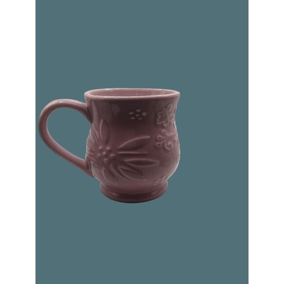 Temptations By Tara Set 2 Mugs Sculptural Celebration 16oz Special Edition Pink - Picture 10 of 11